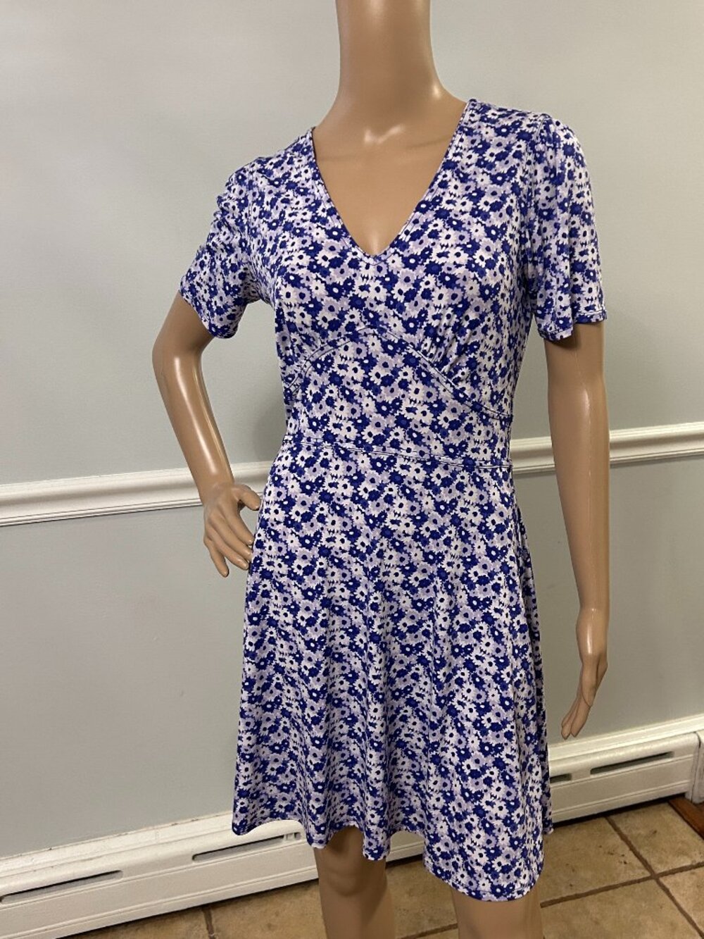 Michael Kors Floral Daisy Pattern Dress Size P/S